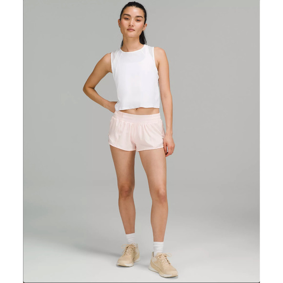 Lululemon Hotty Hot LR 2.5" Strawberry Milkshake Size 6 - Picture 4 of 7